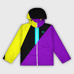 Ветровка с капюшоном женская FIRM прямиком из 80х, цвет: 3D-белый