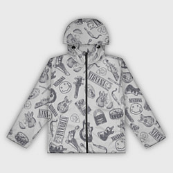 Ветровка с капюшоном женская Nirvana crash, цвет: 3D-черный
