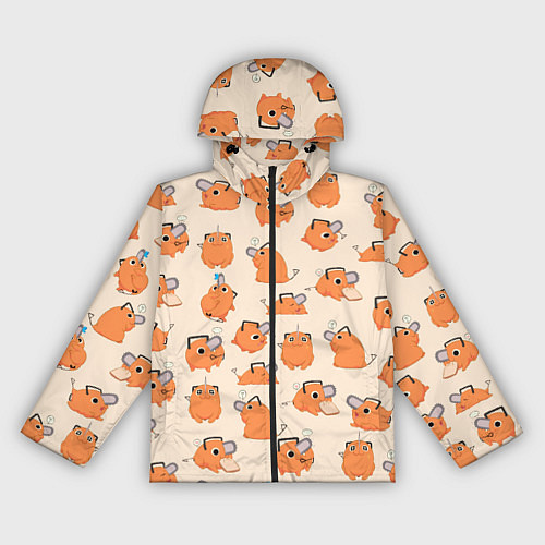 Женская ветровка Человек-бензопила - Почита и хлебушек / 3D-Черный – фото 1