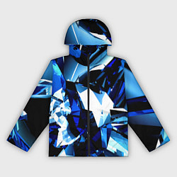 Ветровка с капюшоном женская Crystal blue form, цвет: 3D-черный