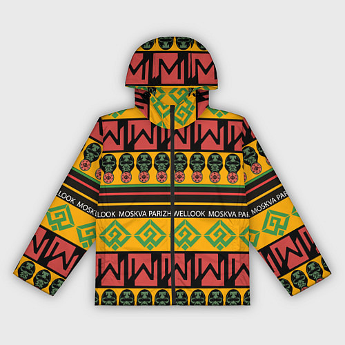 Женская ветровка Цвета африки / 3D-Черный – фото 1