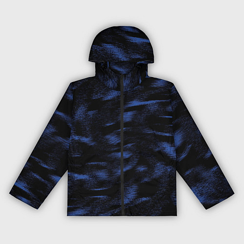 Женская ветровка Абстракция синего / 3D-Черный – фото 1