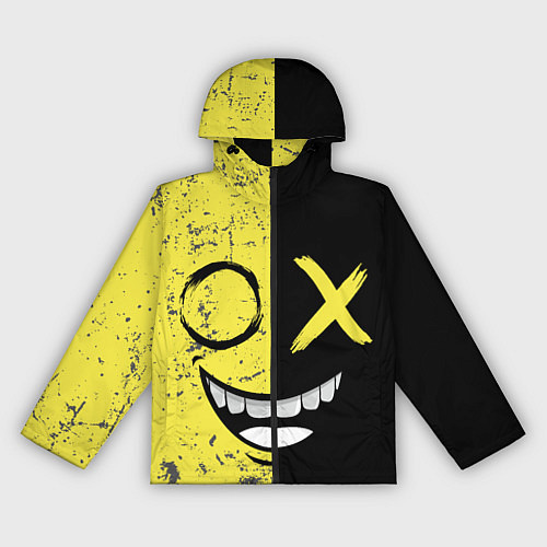 Женская ветровка Смайлик с улыбкой / 3D-Черный – фото 1