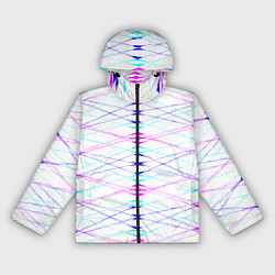 Ветровка с капюшоном женская Путанка, цвет: 3D-черный