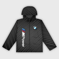 Ветровка с капюшоном женская BMW power m, цвет: 3D-черный