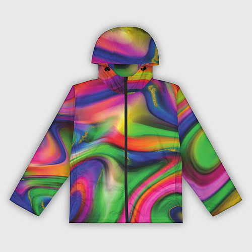 Женская ветровка Bright colors / 3D-Черный – фото 1
