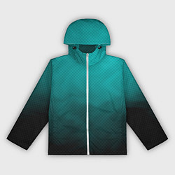 Женская ветровка Бирюзово-черный дым - Хуф и Ся