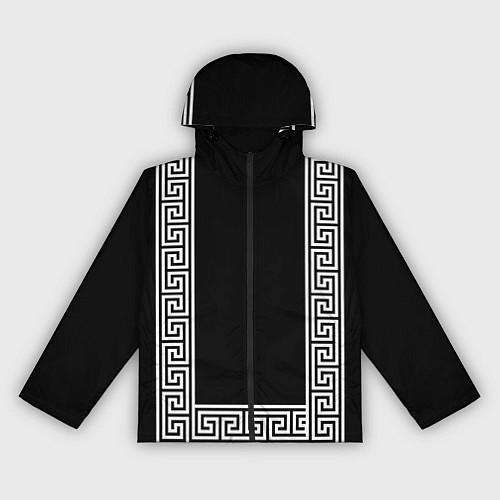 Женская ветровка Египетский орнамент на черном фоне / 3D-Черный – фото 1