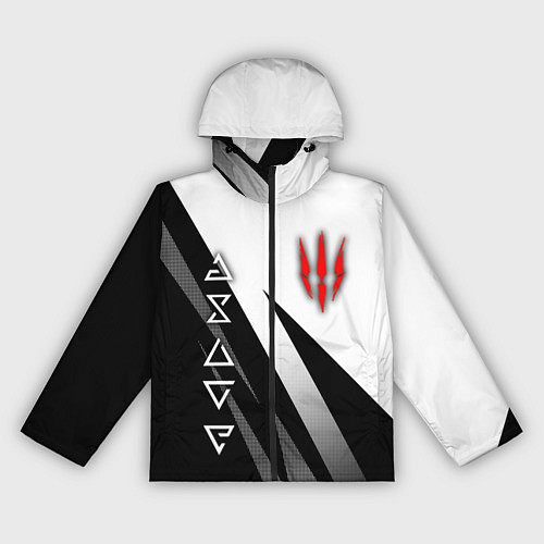 Женская ветровка The witcher - знаки / 3D-Черный – фото 1