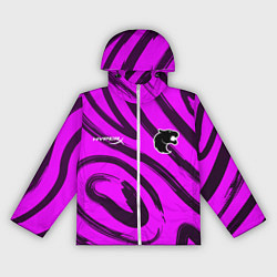 Ветровка с капюшоном женская Furia pink, цвет: 3D-белый