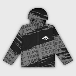Ветровка с капюшоном женская Форма Team Secret, цвет: 3D-черный