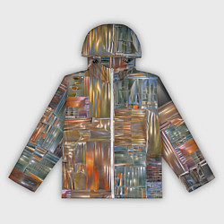 Ветровка с капюшоном женская Космическая сталь, цвет: 3D-белый