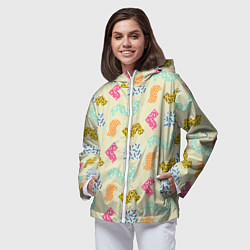 Ветровка с капюшоном женская Color figures, цвет: 3D-белый — фото 2