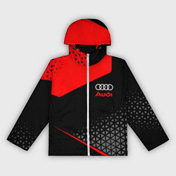 Ветровка с капюшоном женская Ауди - sportwear, цвет: 3D-белый