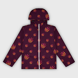 Ветровка с капюшоном женская Шрамы, цвет: 3D-белый