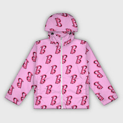 Ветровка с капюшоном женская B is for Barbie, цвет: 3D-белый