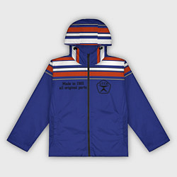 Ветровка с капюшоном женская Made in 1983, цвет: 3D-черный