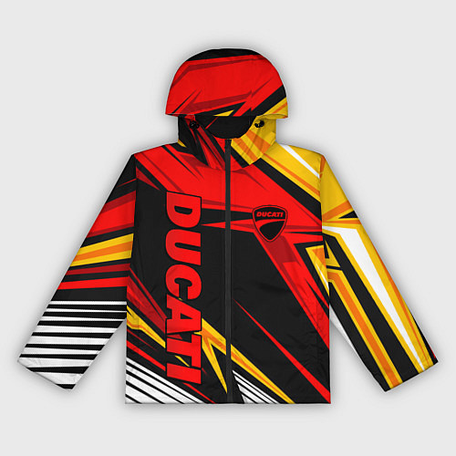 Женская ветровка Ducati - red uniform / 3D-Черный – фото 1