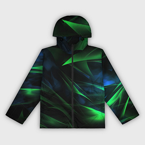 Женская ветровка Dark green background / 3D-Черный – фото 1