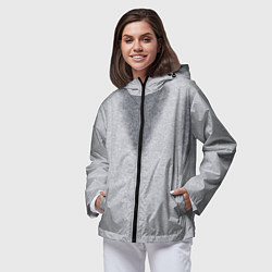 Ветровка с капюшоном женская С пятнами пота, цвет: 3D-черный — фото 2