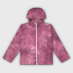 Ветровка с капюшоном женская Текстура родонита, цвет: 3D-белый