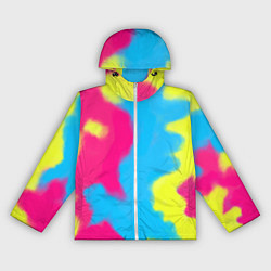 Ветровка с капюшоном женская Тай-дай из фильма Барби, цвет: 3D-белый