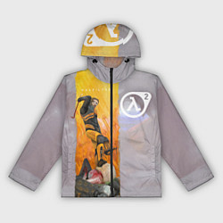 Ветровка с капюшоном женская Гордон Фримен в стиле Климта, цвет: 3D-черный