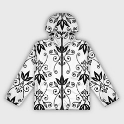 Ветровка с капюшоном женская Royal Lily - pattern, цвет: 3D-черный