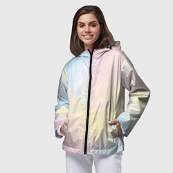 Ветровка с капюшоном женская Tie dye из сериала убийства в одном здании, цвет: 3D-черный — фото 2