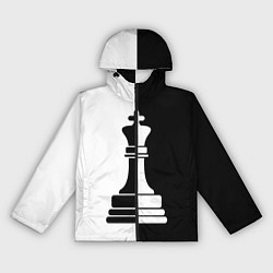 Ветровка с капюшоном женская Ферзь, цвет: 3D-черный