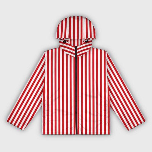 Женская ветровка Красная полоса / 3D-Черный – фото 1