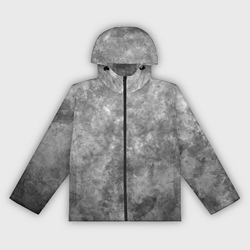 Женская ветровка Абстракция - grey sky / 3D-Черный – фото 1