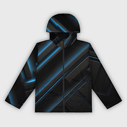 Ветровка с капюшоном женская Вихри темноты черного, цвет: 3D-черный