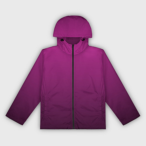 Женская ветровка Вишневый и черный градиент / 3D-Черный – фото 1