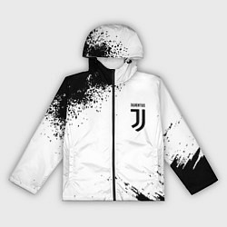 Ветровка с капюшоном женская Juventus sport color black, цвет: 3D-черный