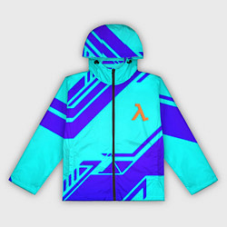 Ветровка с капюшоном женская Half life фримен гейм, цвет: 3D-черный