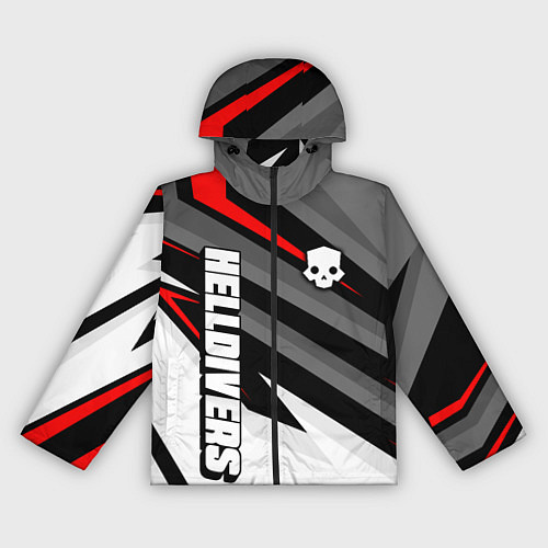 Женская ветровка Helldivers 2: Skull Logo / 3D-Черный – фото 1