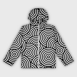 Ветровка с капюшоном женская Abstraction target, цвет: 3D-белый