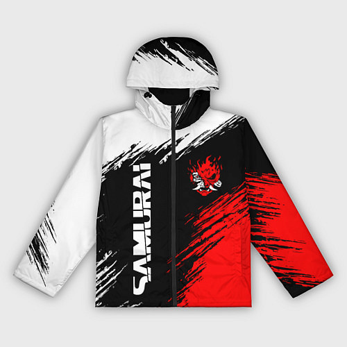Женская ветровка Самурай лого - киберпанк 2077 / 3D-Черный – фото 1