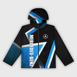 Женская ветровка Mercedes - blue metal