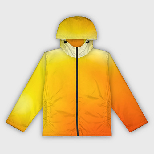 Женская ветровка Яркий оранж / 3D-Черный – фото 1