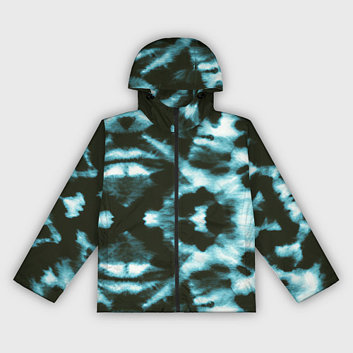 Женская ветровка Тай дай синий / 3D-Черный – фото 1