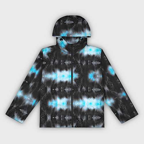 Женская ветровка Сине чёрный тайдай / 3D-Черный – фото 1