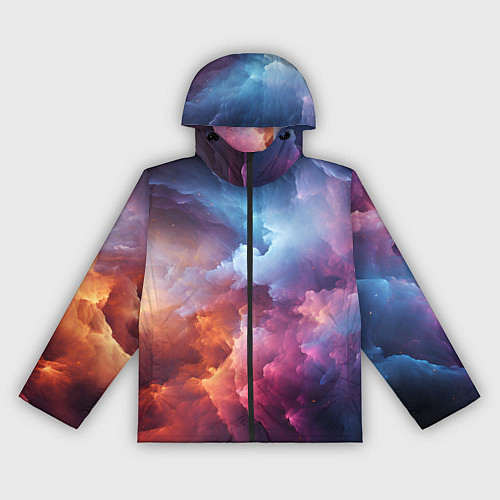 Женская ветровка Облачный космос / 3D-Черный – фото 1