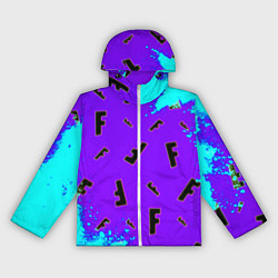 Ветровка с капюшоном женская Fortnite neon steel colors epic, цвет: 3D-белый