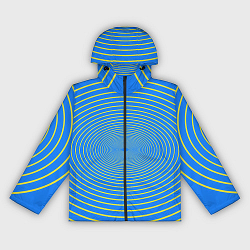 Женская ветровка Трансформация овала / 3D-Черный – фото 1