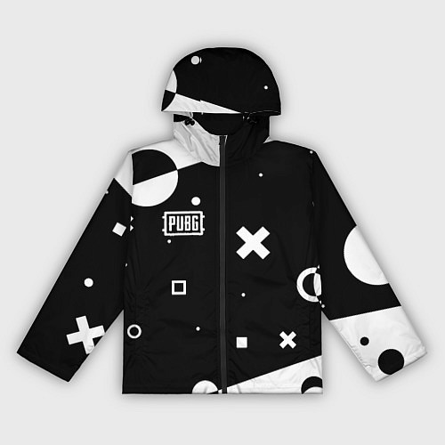 Женская ветровка PUBG game pattern / 3D-Черный – фото 1