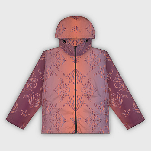 Женская ветровка Векторные узоры / 3D-Черный – фото 1