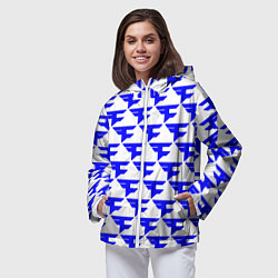 Ветровка с капюшоном женская FaZe Clan pattern team, цвет: 3D-белый — фото 2