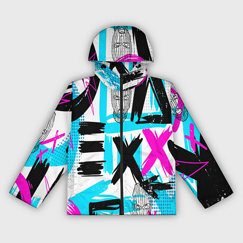 Женская ветровка Маска гопника / 3D-Черный – фото 1